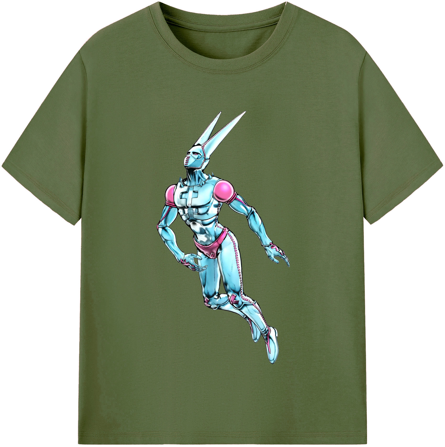 （画像用） ジョジョの奇妙な冒険 JoJo's Bizarre Adventure 綿100％半袖Tシャツ（フロントプリント）